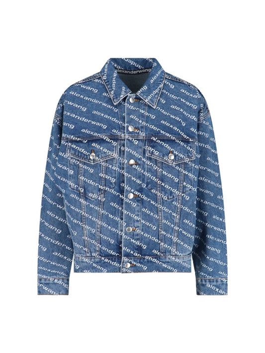 "Game" denim jacket