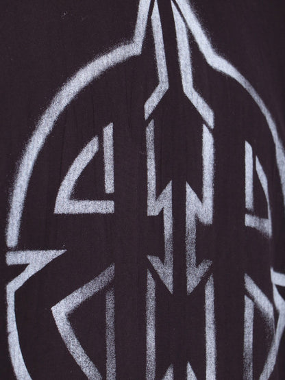 "Metal BB Stencil" logo t-shirt