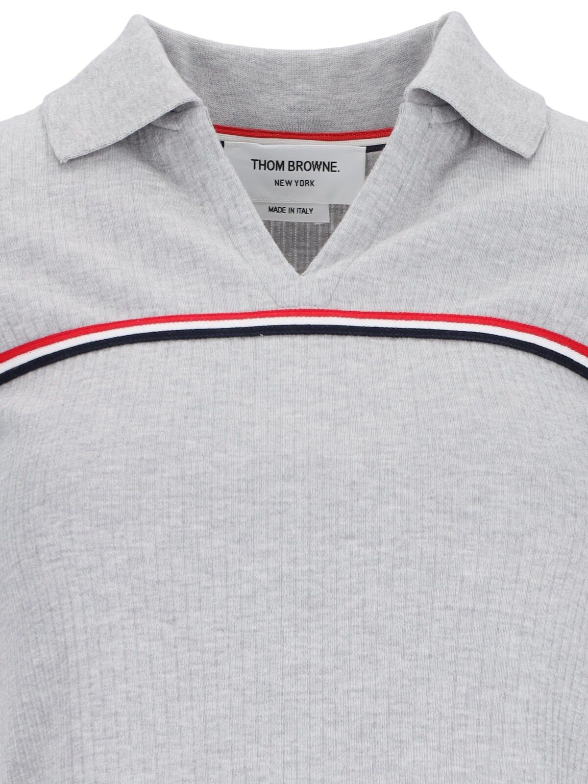 Polo in maglia "Three Stripes"