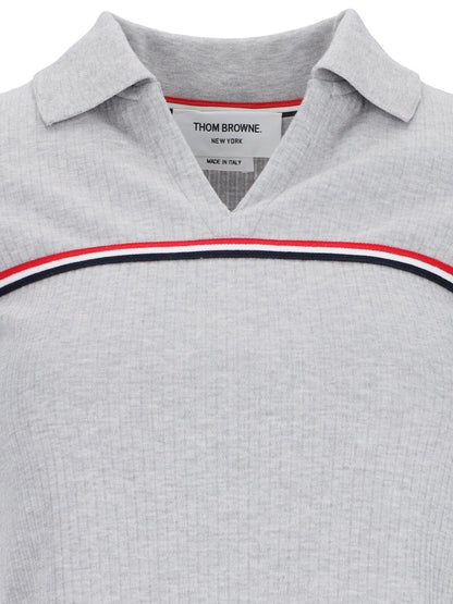 Polo in maglia "Three Stripes"