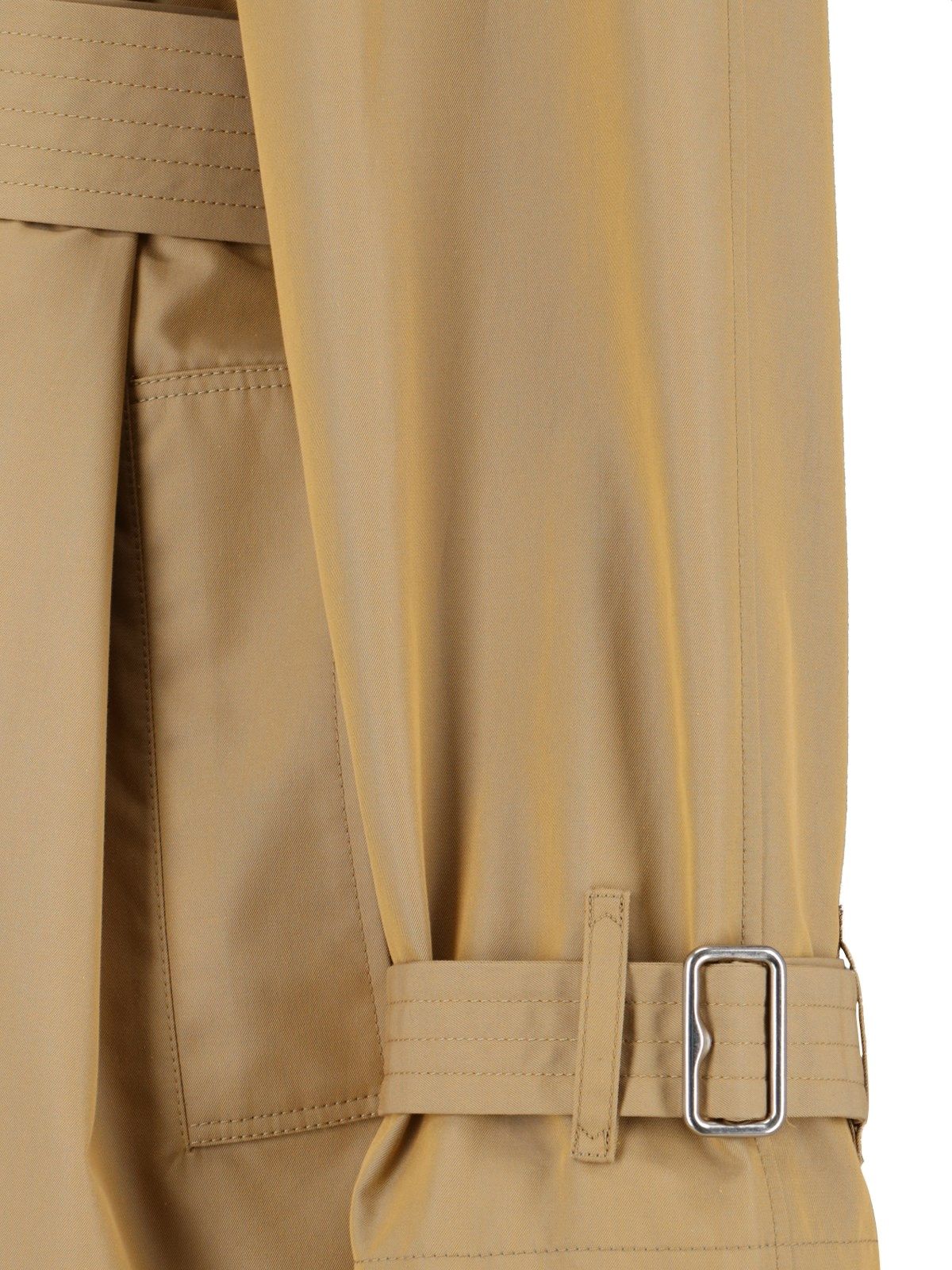 Zweireihiger Midi-Trenchcoat