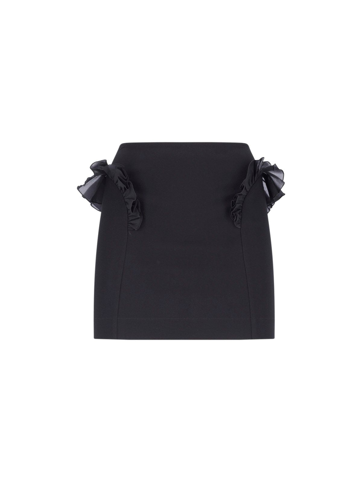 Mini skirt with ruffle detail