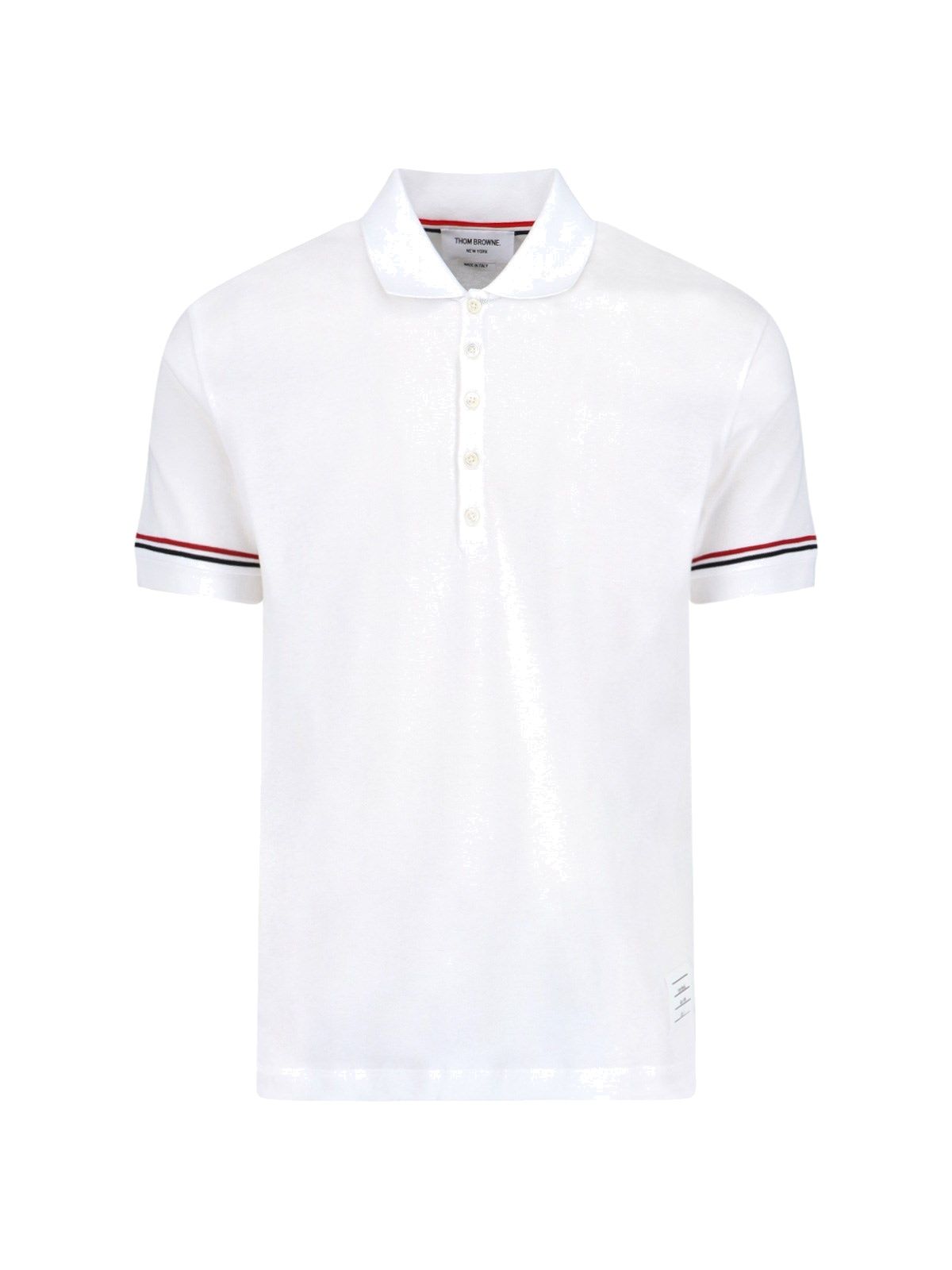 Polo with tricolour details