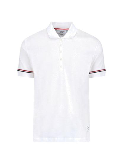 Polo with tricolour details