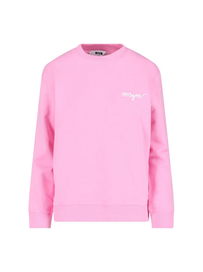 Crewneck sweatshirt with logo