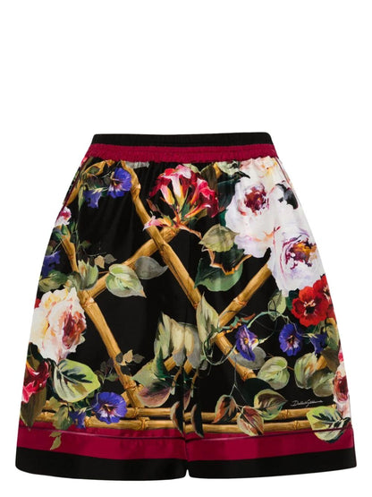 Dolce &amp; Gabbana ROSETO shorts WITH GRECA