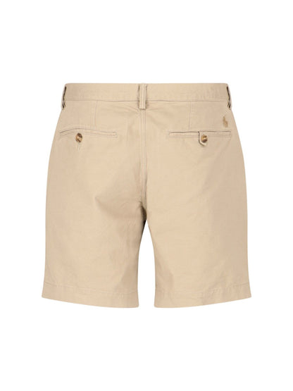 Shorts mit Logo-Stickerei