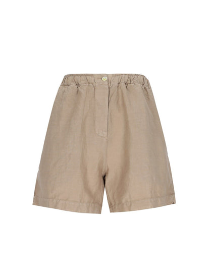 Shorts aus Seide und Baumwolle