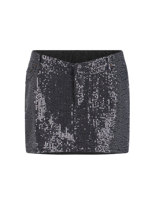 Mini sequin skirt