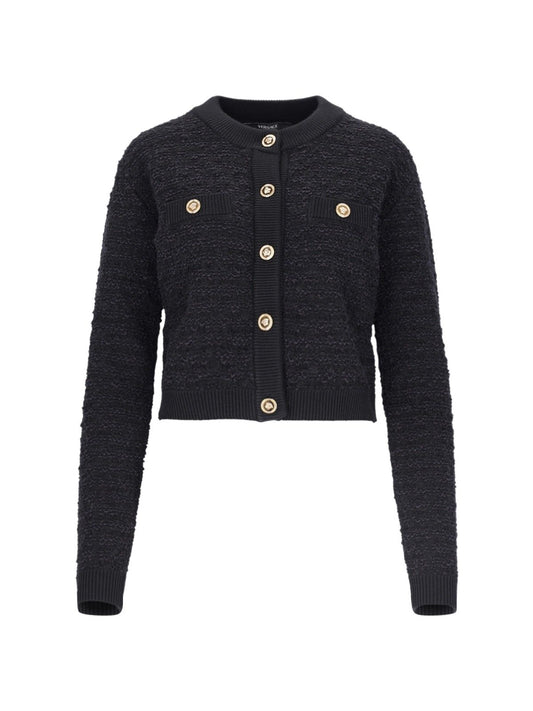 Cardigan crop in tweed