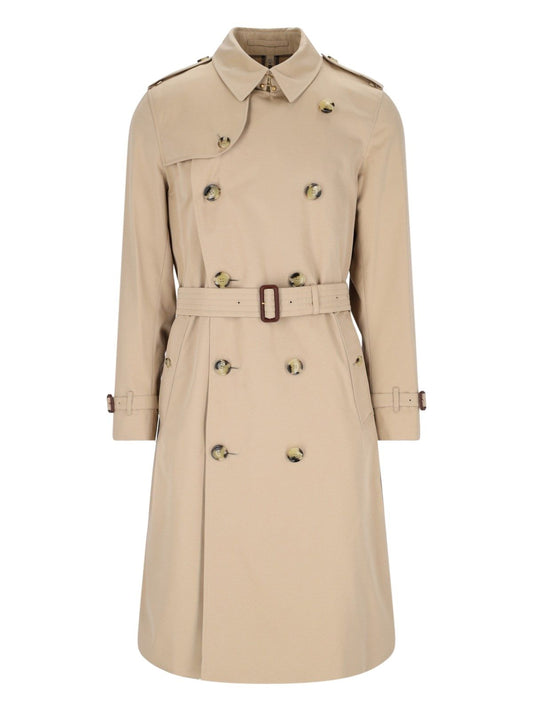 Double-breasted trench coat