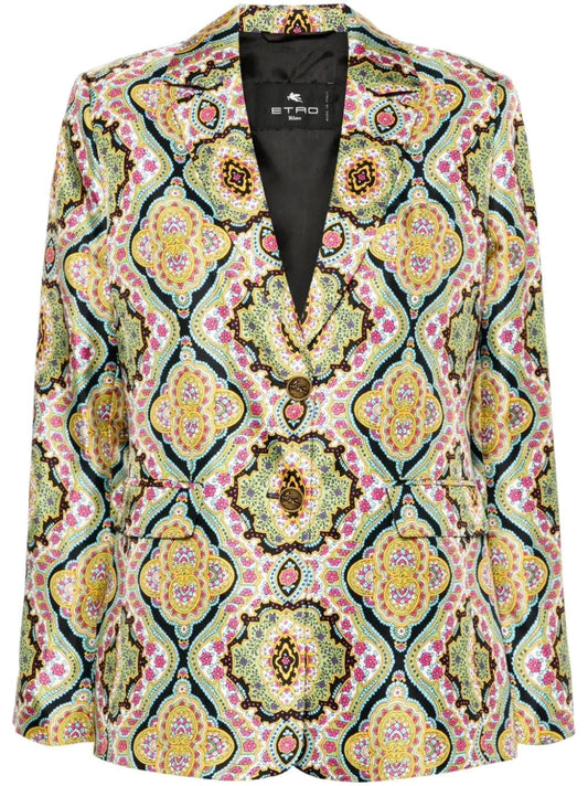 All-over floral jacket