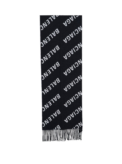 Reversible Logo Scarf