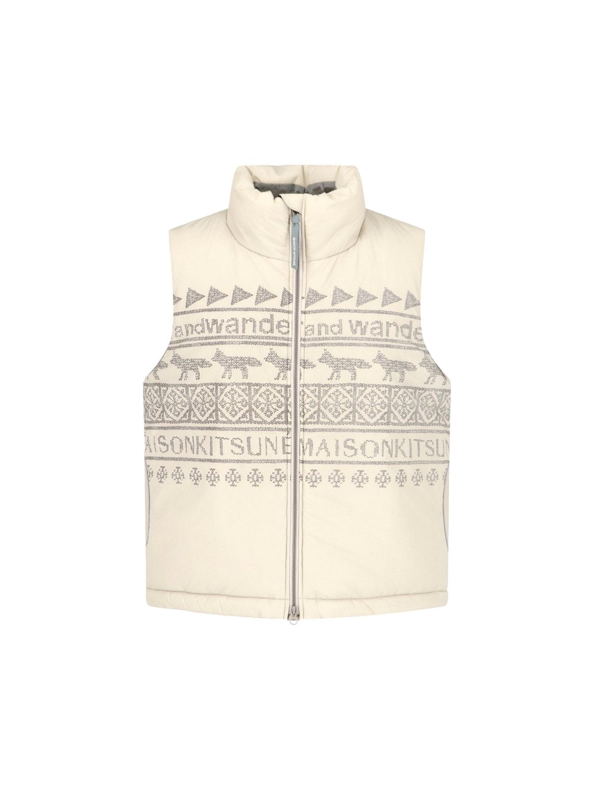 X Maison Kitsuné "Nordic Border" vest