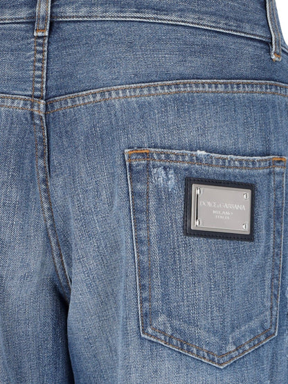 Jeans dettagli destroyed