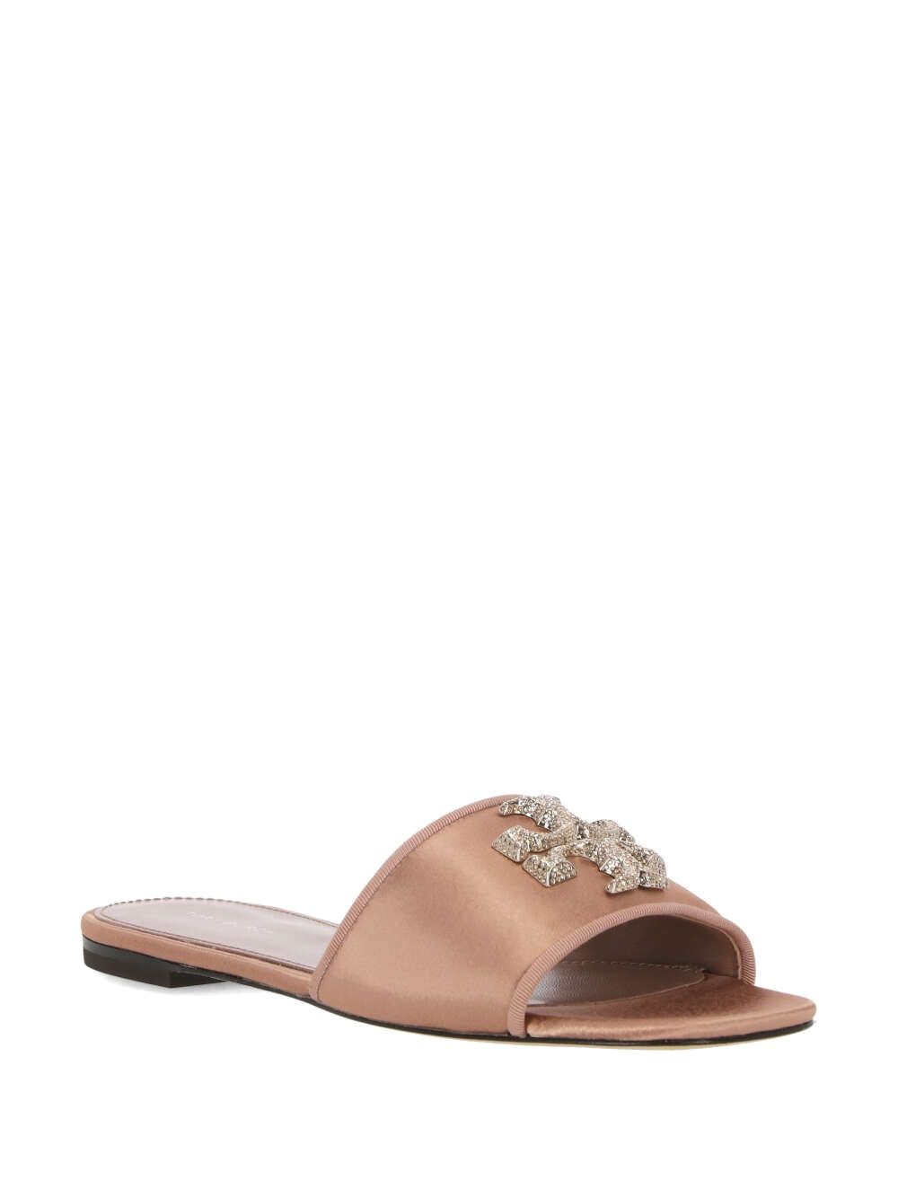 Eleanor slide sandals with rhinestones