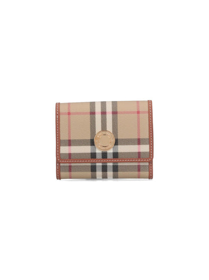 Portafoglio piccolo "Vintage Check"