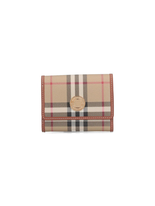 Portafoglio piccolo "Vintage Check"