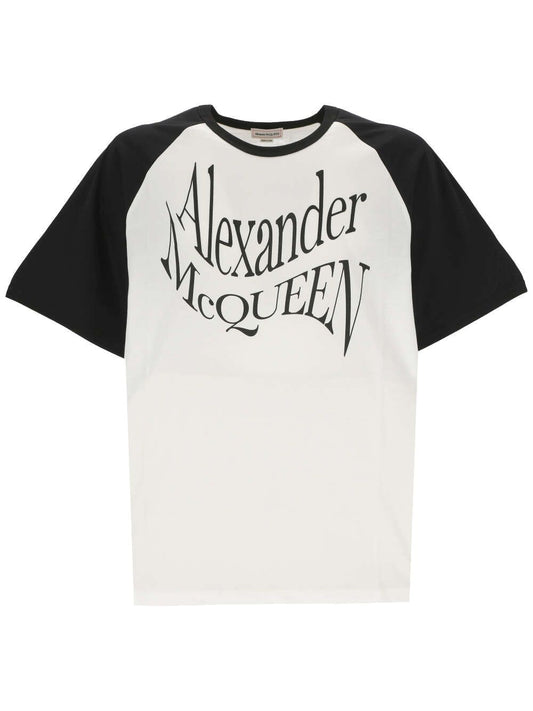 Alexander McQueen T-shirt and Polo White / Black
