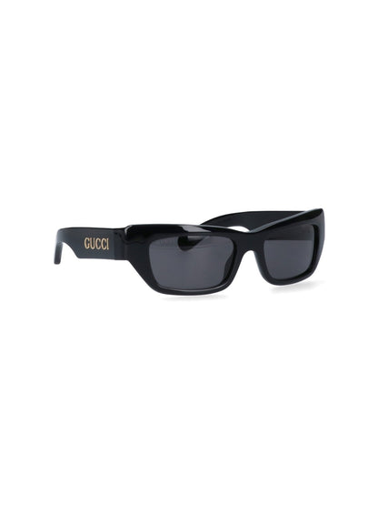 rechteckige Gucci-Sonnenbrille