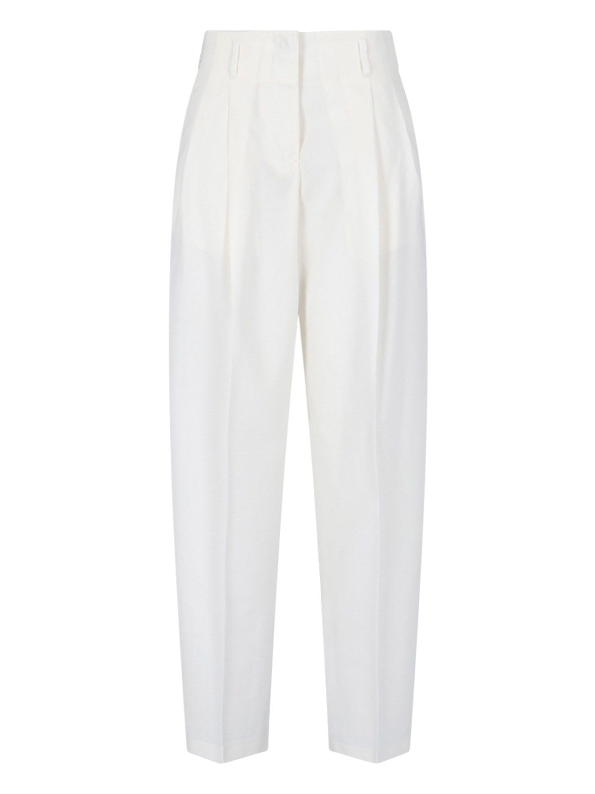 Straight leg trousers