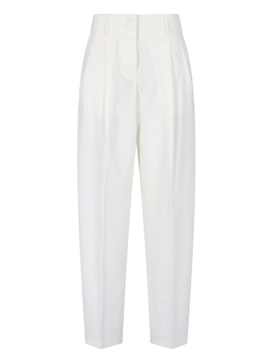 Straight leg trousers