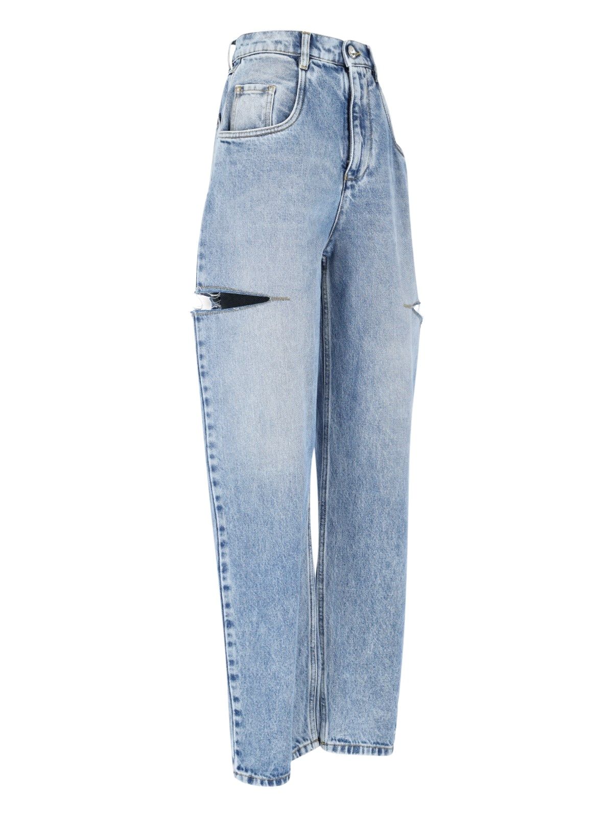 Jeans with cut-out details