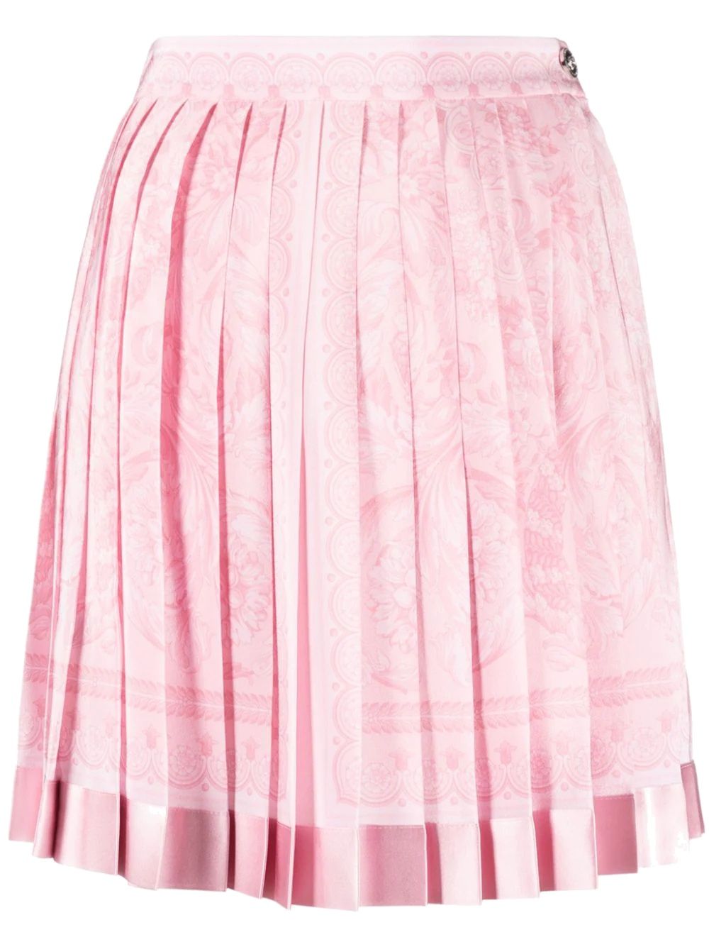 Baroque print skirt