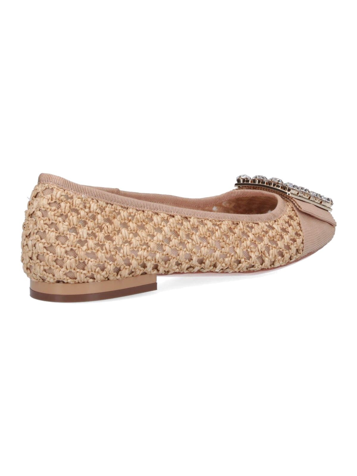 Raffia ballerinas