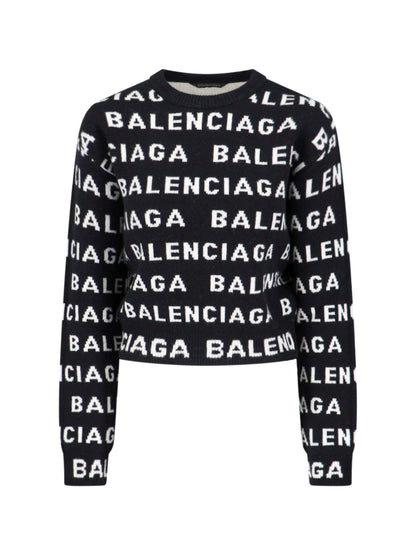 Maglione logo all-over