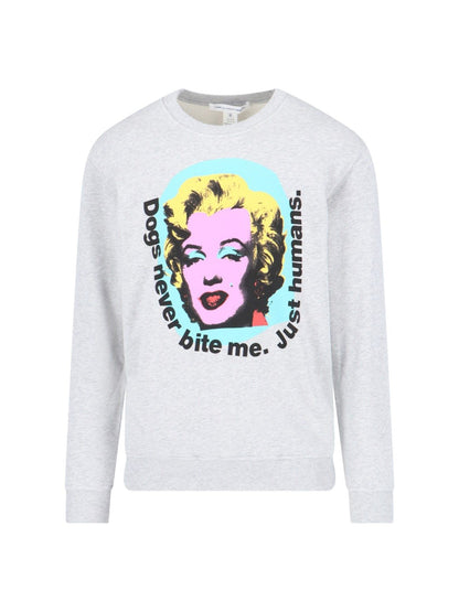 Printed crewneck sweatshirt