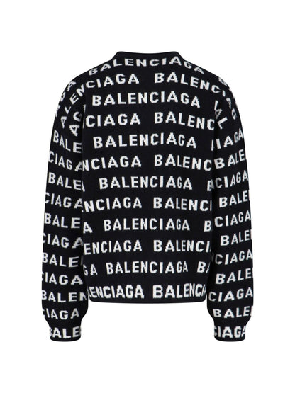 All-over logo sweater