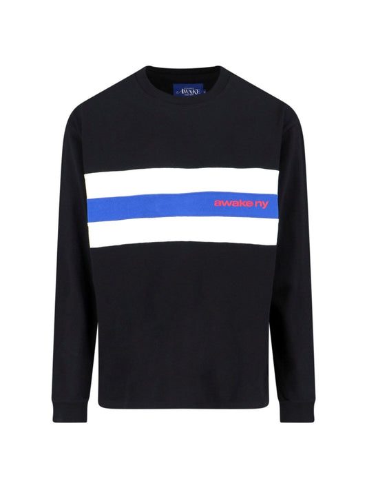 Felpa girocollo "Stripe L/S"