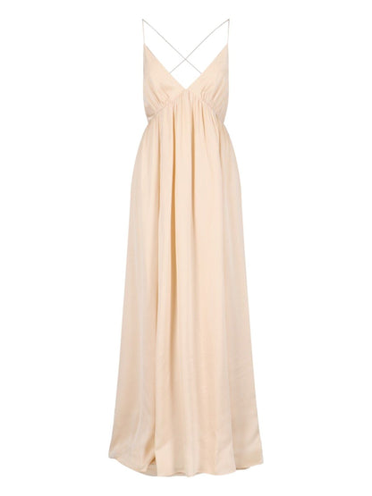 Maxi crossover dress