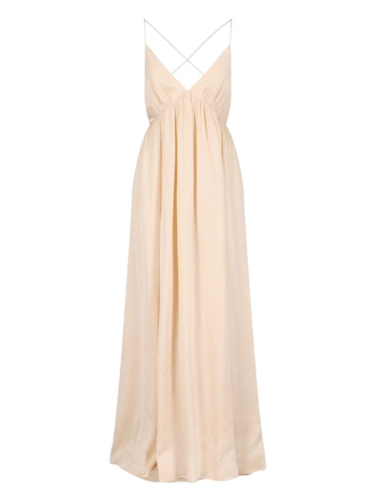 Maxi crossover dress