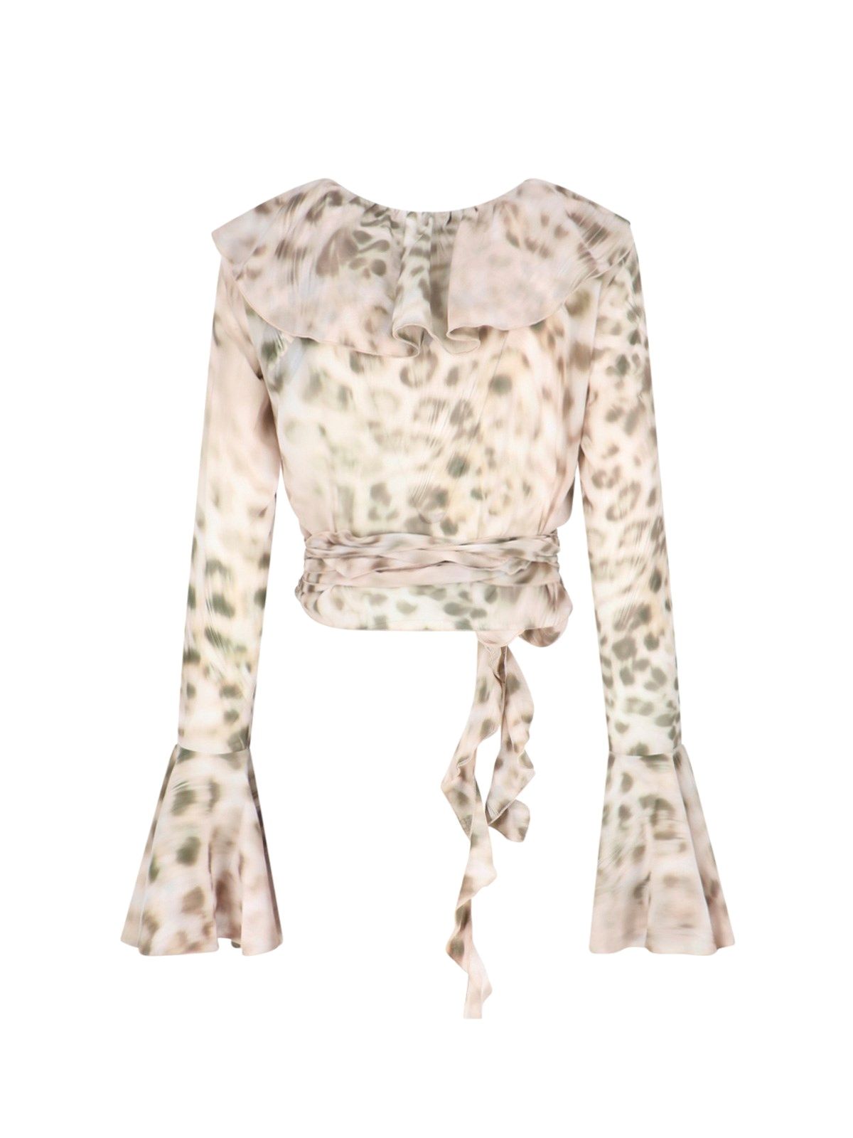 Animal print blouse