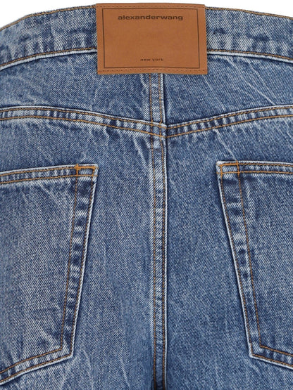 Jeans baggy logo