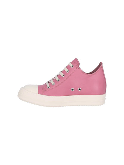 Sneakers low-top in pelle