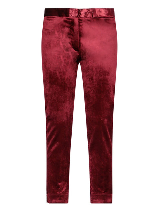 Tailored velvet trousers