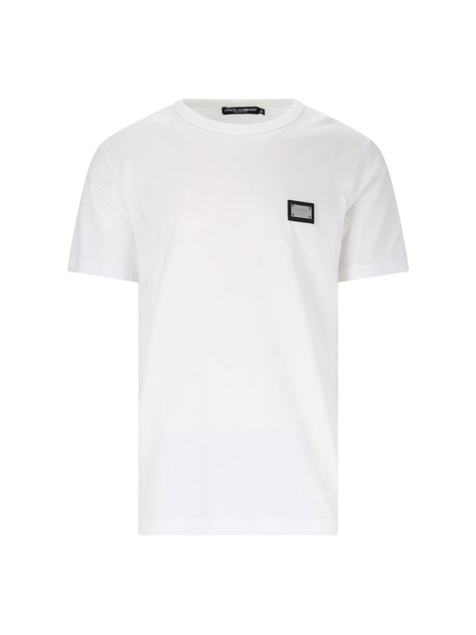 Logo-T-Shirt mit Plakette