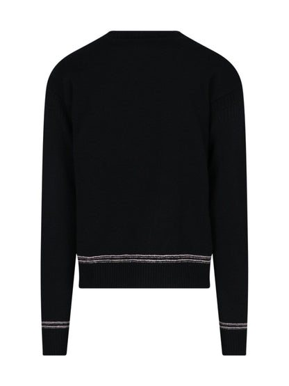 Crewneck sweater with logo