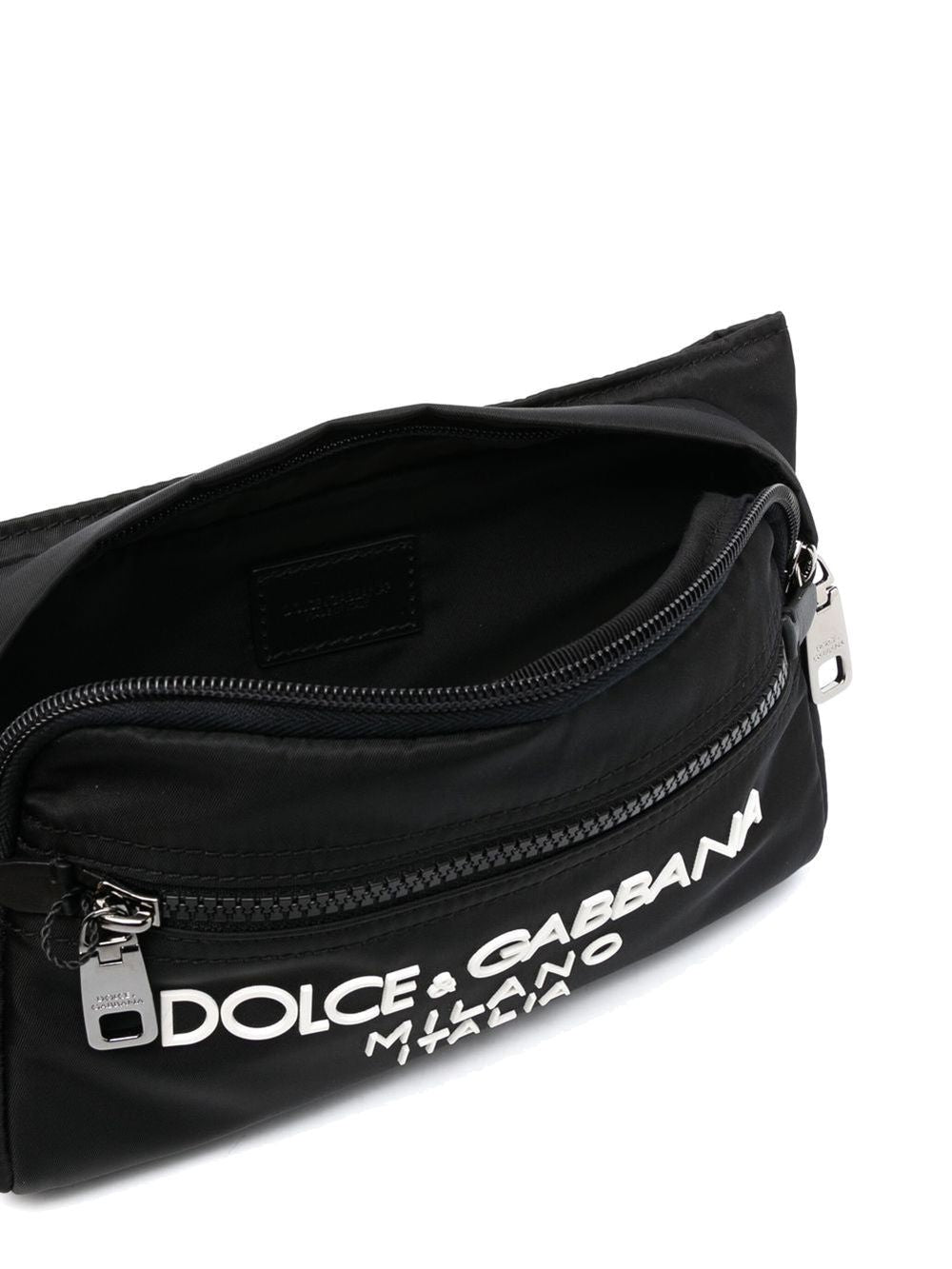 Belt bag with embossed logo