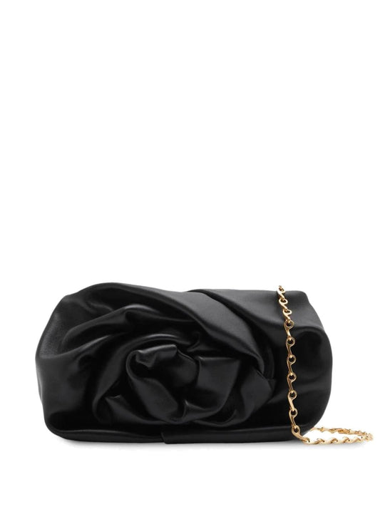 Black bag with "rose" detail