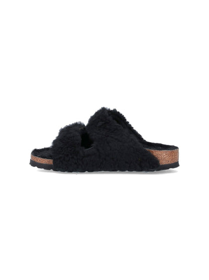 Sandali "Arizona Big Buckle Shearling"