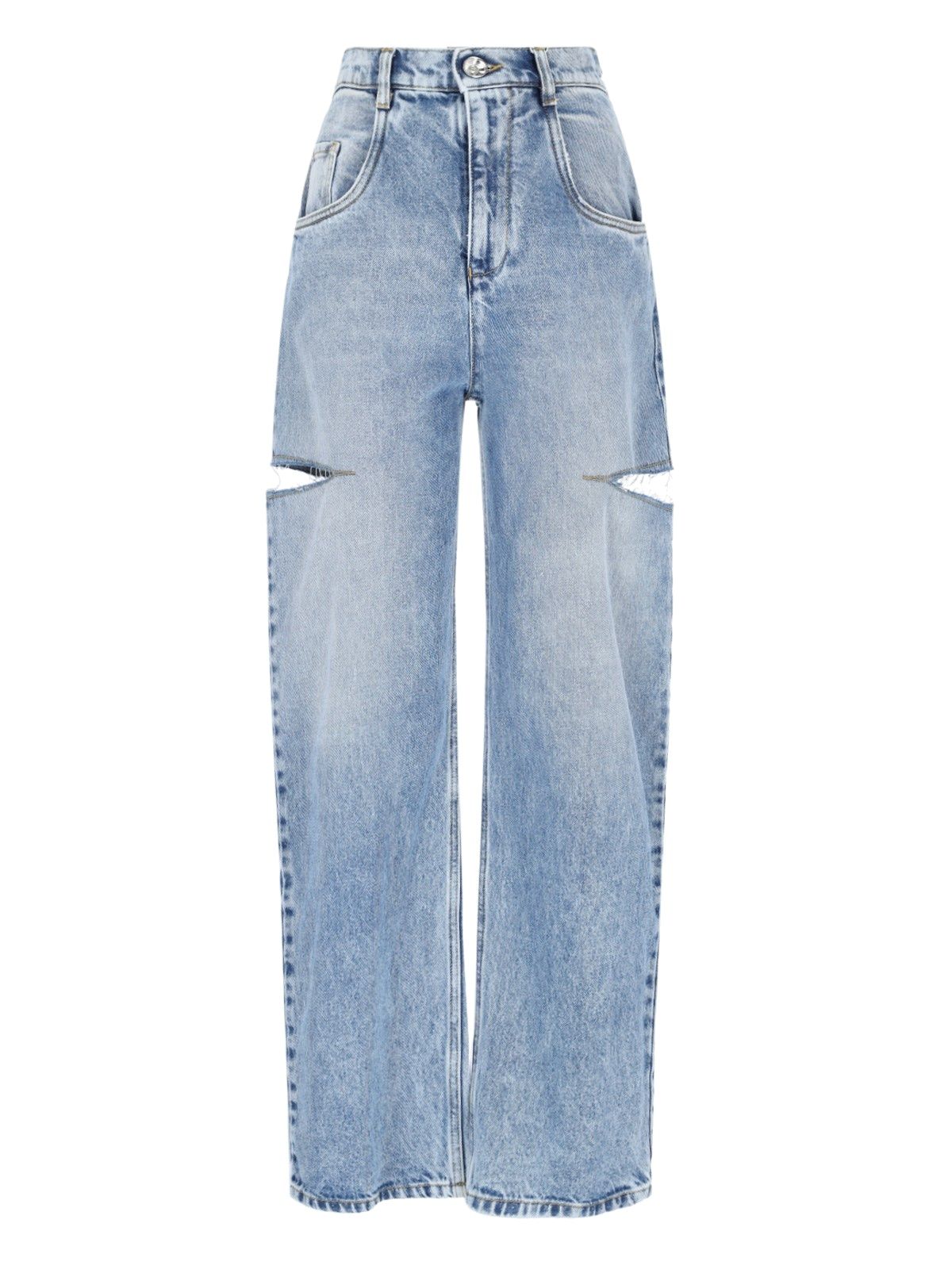 Jeans with cut-out details