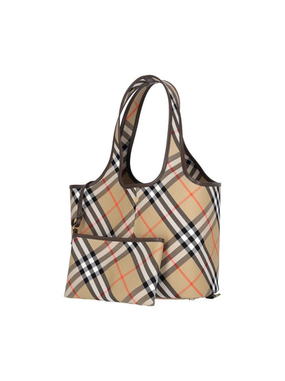 Borsa tote piccola "Check"