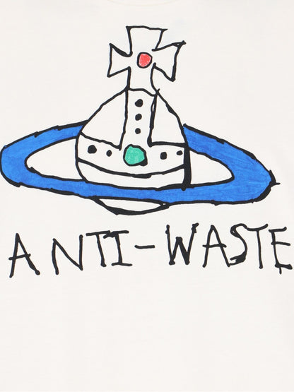 T-shirt stampata "Anti-Waste"