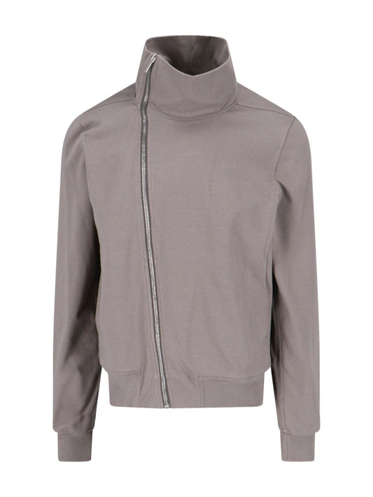 Asymmetric zip sweatshirt