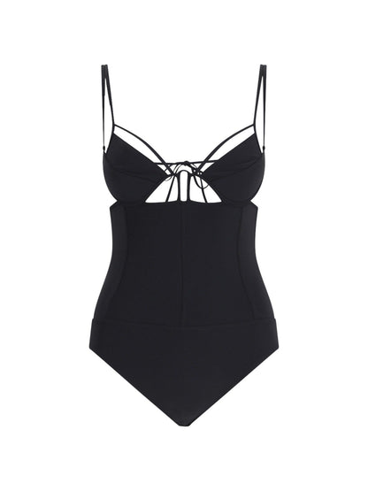 Cut-out one-piece swimsuit