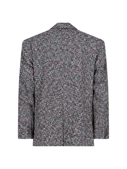 Blazer monopetto tweed